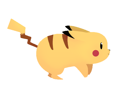 running pikachu